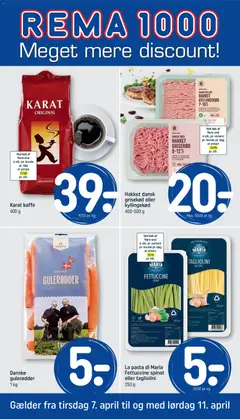 Eksempel på tilbudsavis Rema 1000 - Tilbudsavis uge 15 fra butik Rema 1000 gyldig fra 07/04/2026