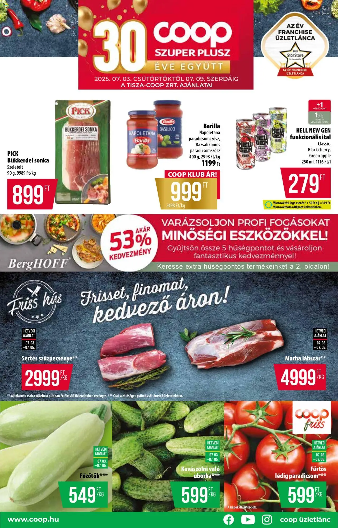 COOP aktuális szórólap, érvényes 2025.07.03.-től - 1 oldal