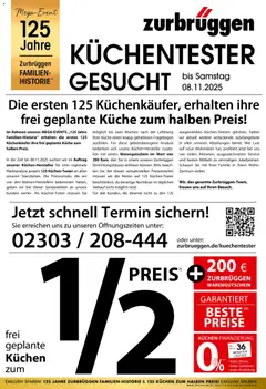 Vorschau von dem Prospekt des Geschäftes Zurbrüggen, gültig ab dem 25.10.2025