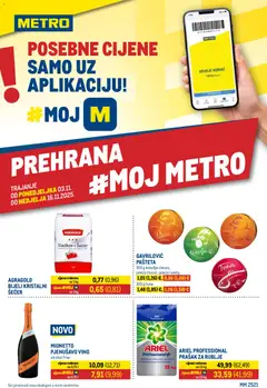 Pregled letka Katalog trgovine Metro vrijedi od 03.11.2025