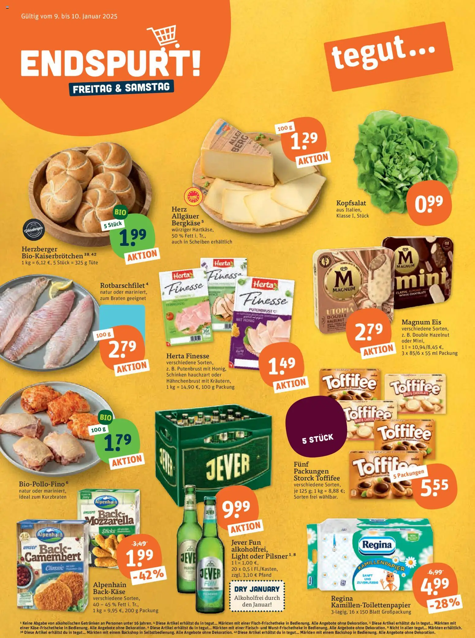 Vorschau von dem Prospekt des Geschäftes Tegut, gültig ab dem 05.01.2026