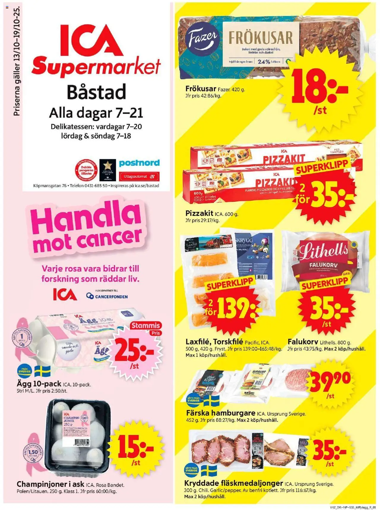 Båstad är giltig 13/10 2025 > Veckans Erbjudanden gäller från 13/10/2025 till 19/10/2025 sidnummer 1