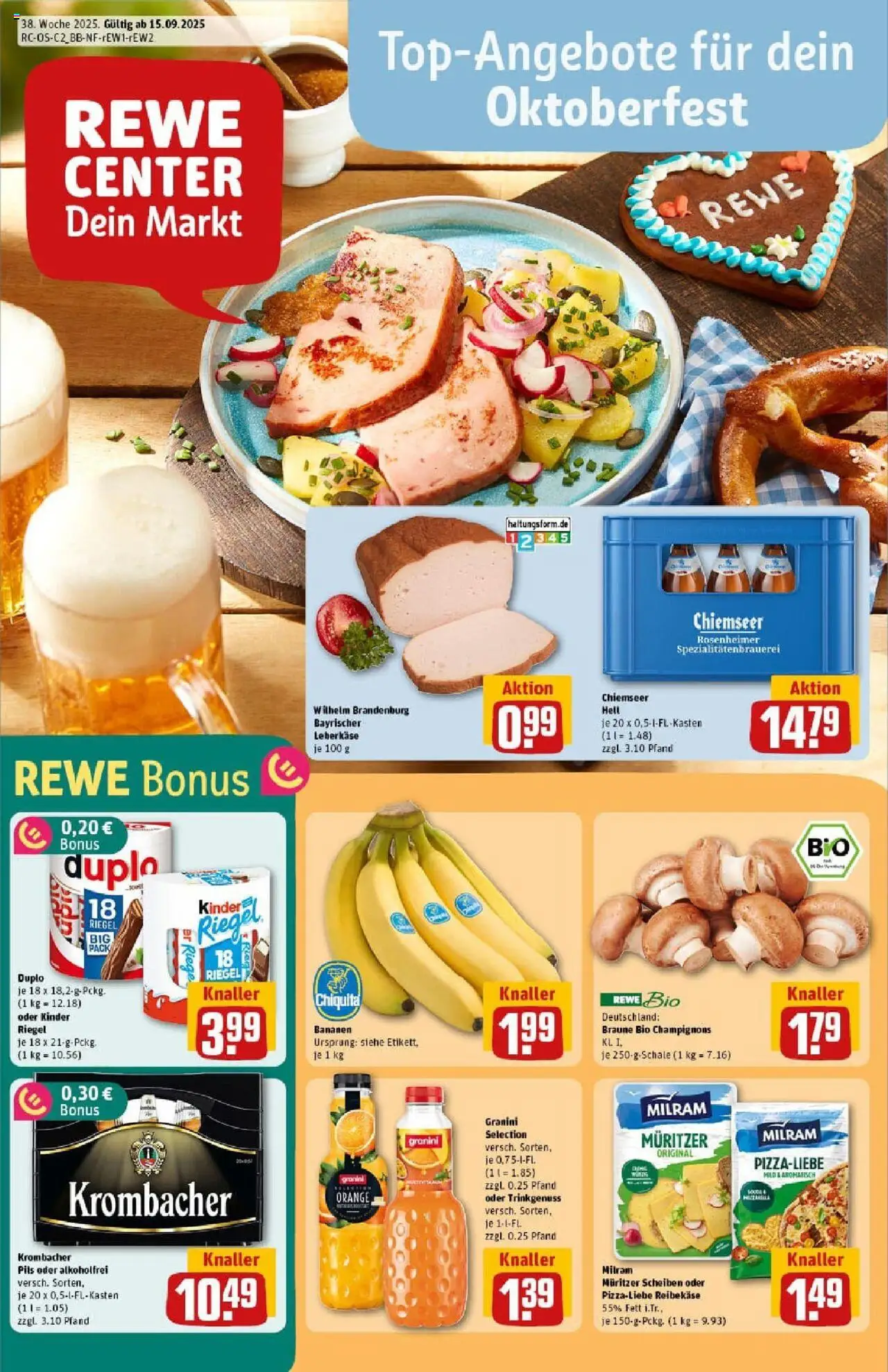 REWE Prospekt ab 14.09.2025 nächste Woche - Prospekt Wernigerode	
