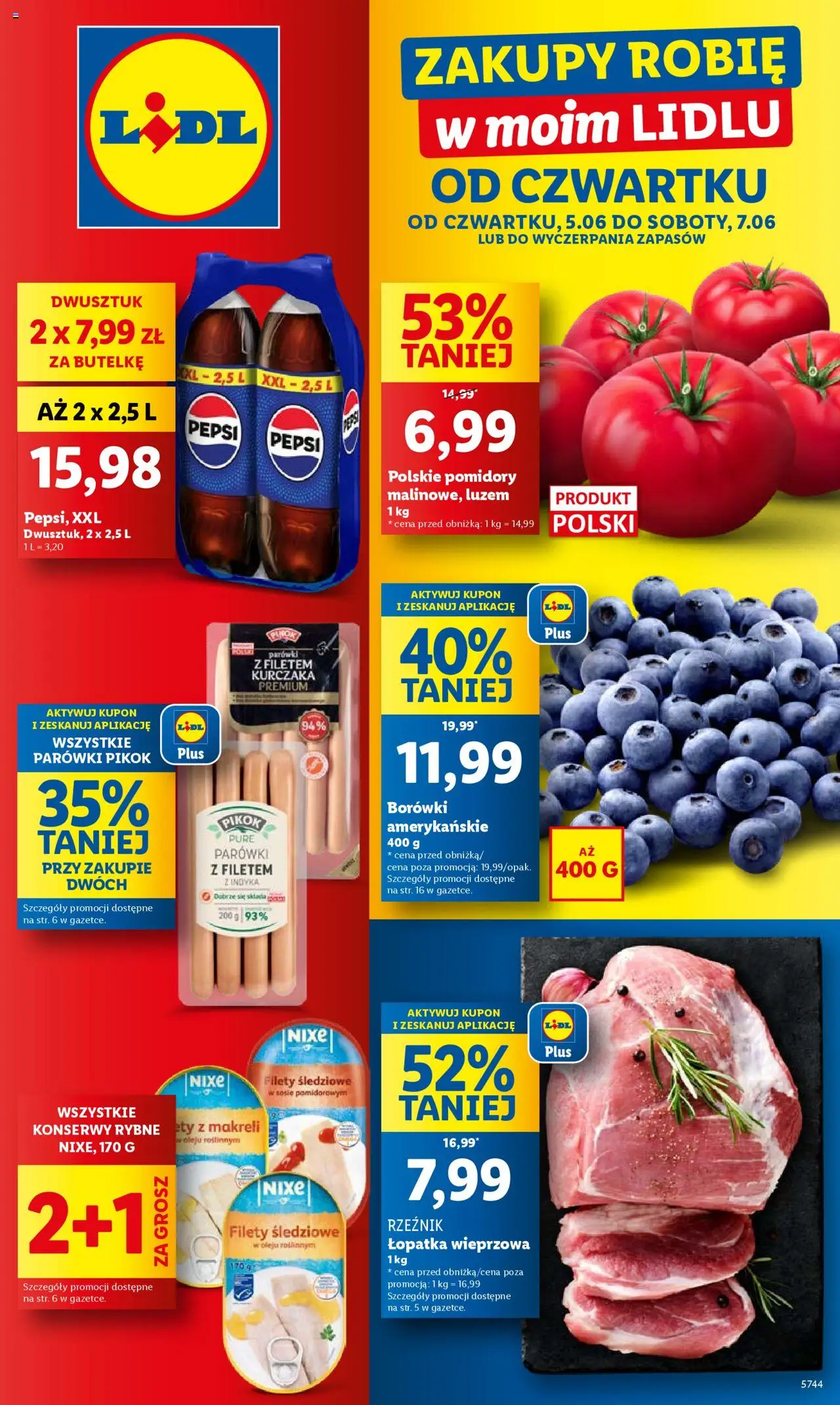 LIDL gazetka 05.06.2025 - 07.06.2025 - Najnowsza od czwartku - Numer strony 1