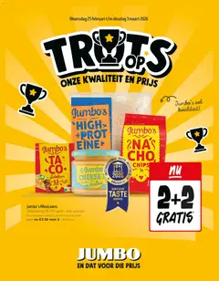 Prévisualisation de Folder / Publicité du magasin JUMBO formulaire valide 25/02/2026