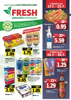 Náhľad Fresh letáku platného od 17.07.2025