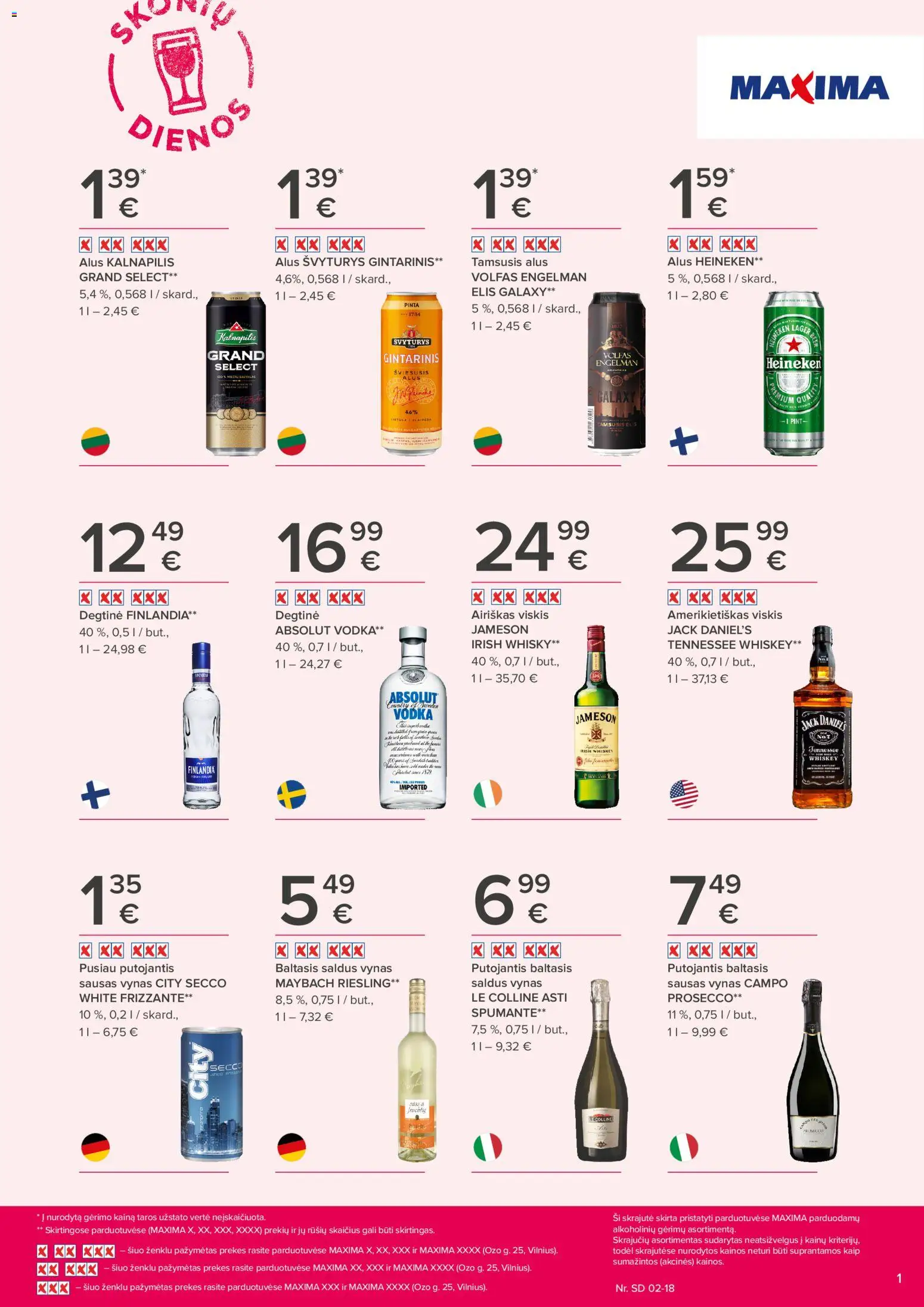 MAXIMA parduotuvės leidinio Leidinys - Skonių dienos galiojančio nuo 2026.02.05 peržiūra