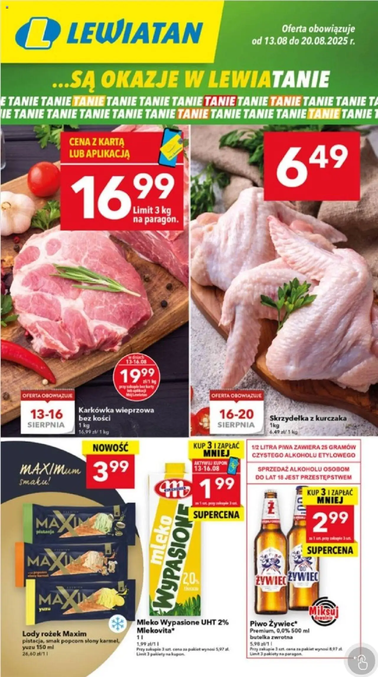 Lewiatan gazetka od 13.08.2025 - Promocje "Gdańsk" - Numer strony 1