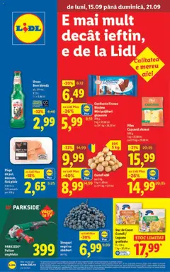 Previzualizarea de cataloage: Lidl Catalog nou valabil de la 15.09.2025