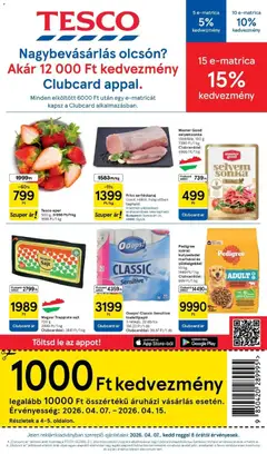 Tesco - Tesco akciós újság megtekintése, amely érvényes 2026.04.07.-től