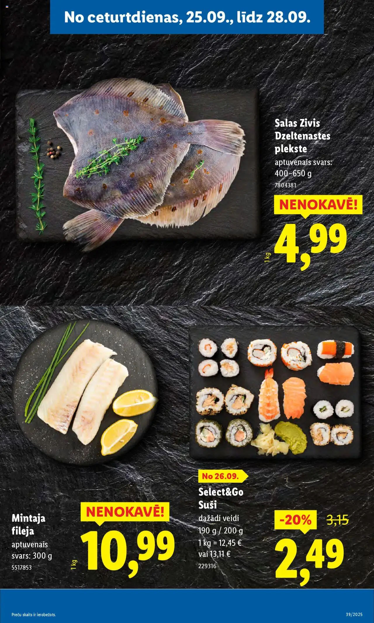 Skatīt Lidl akciju bukletu, derīgs no 2025.09.22