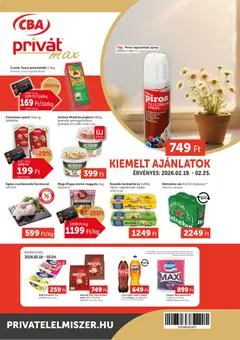 PRIVÁT - Aktuális szórólap MAX megtekintése, amely érvényes 2026.02.19.-től