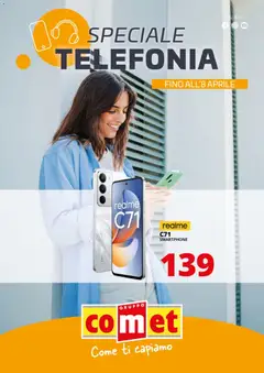 Anteprima dell'opuscolo Comet volantino Telefonia dal negozio Comet valido da 20/03/2026