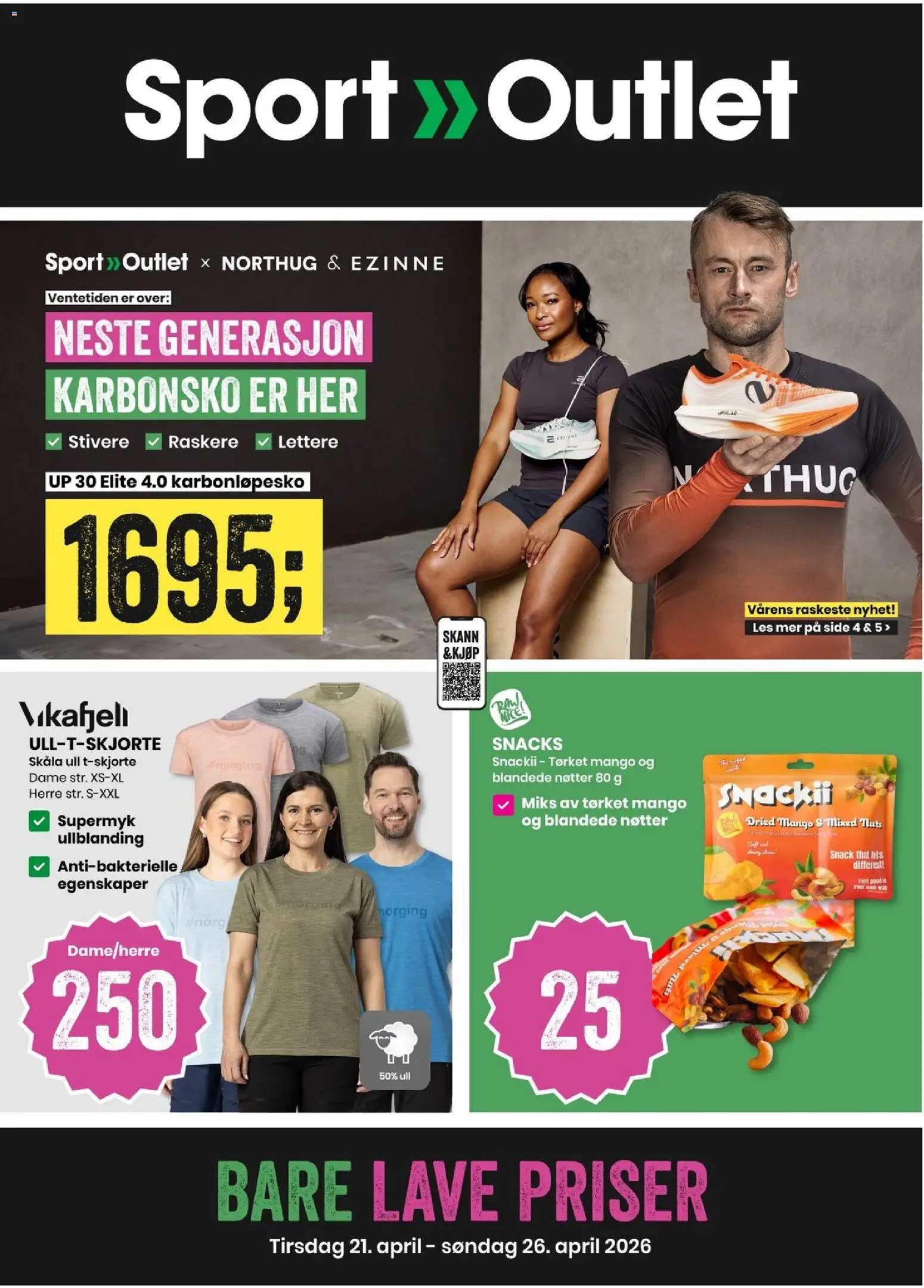 Forhåndsvis Sport Outlet Bare lave priser fra butikk Sport Outlet gyldig fra 21/04/2026