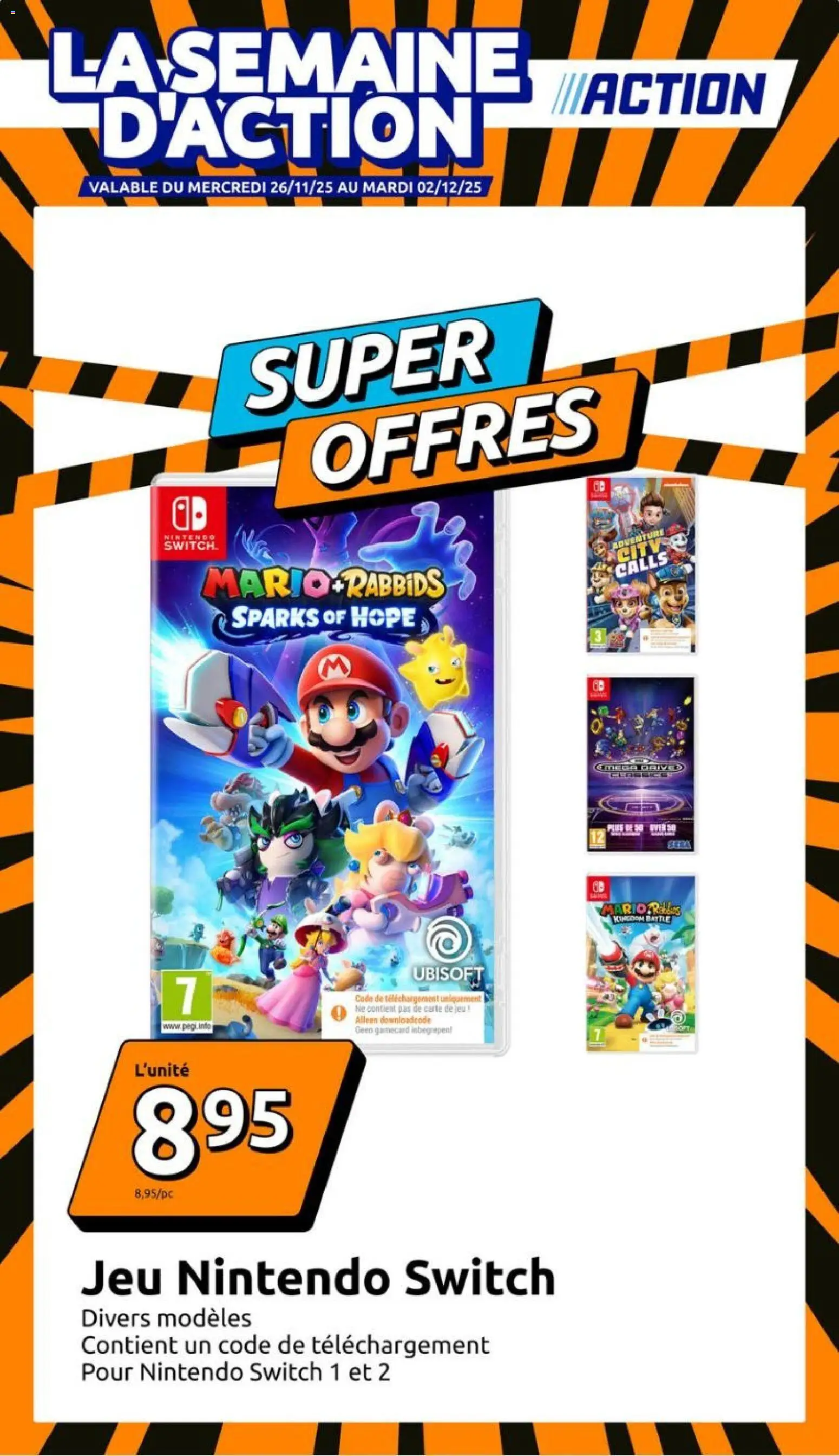 Voorbeeld van Black Friday van winkel Action geldig vanaf 26/11/2025