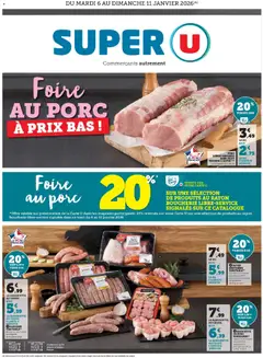 Prévisualisation de Foire au porc à prix bas du magasin Super U formulaire valide 06/01/2026