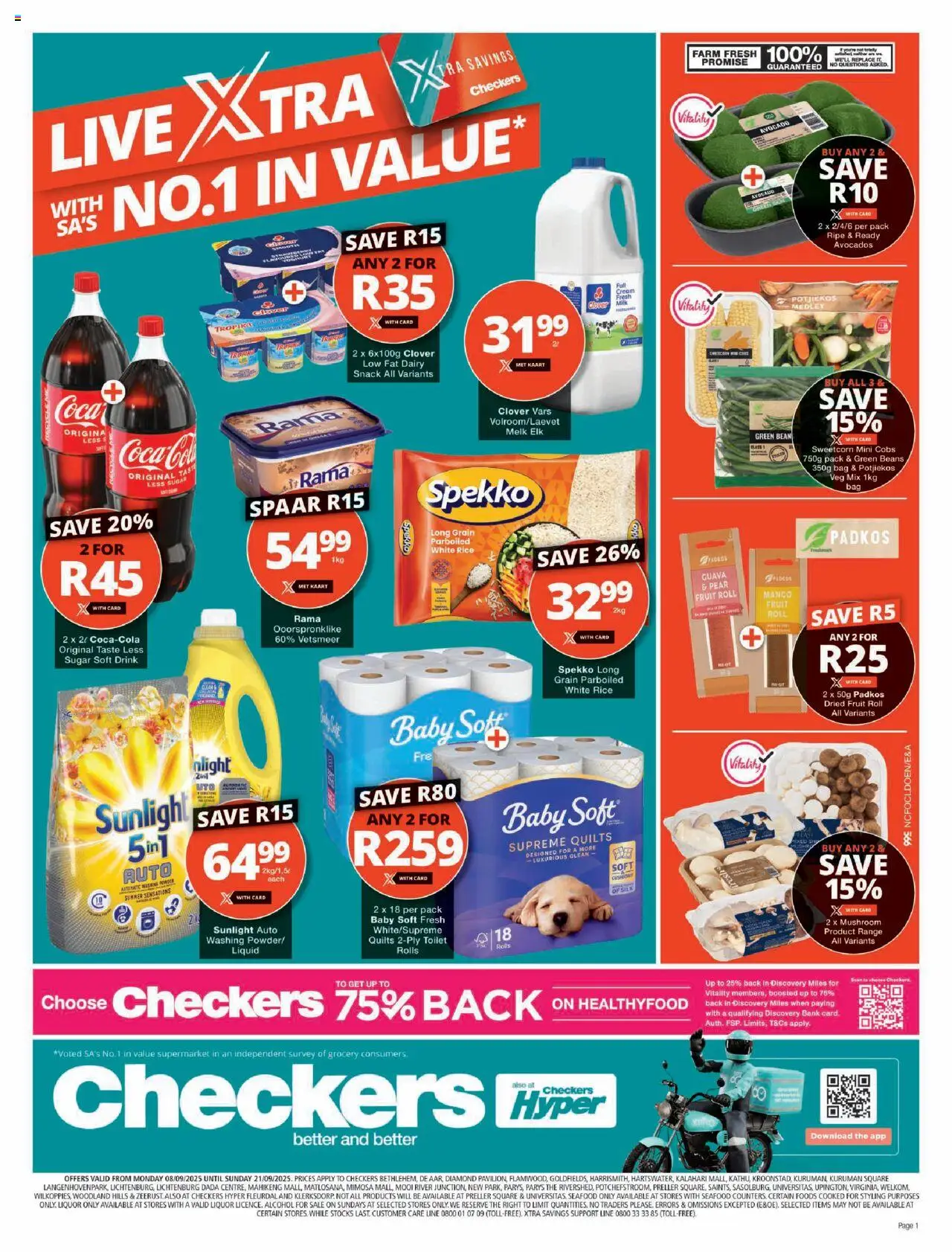 Checkers Northern Cape - September Mid-Month Promotion 08/09 - 21/09/2025 >> Catalogue