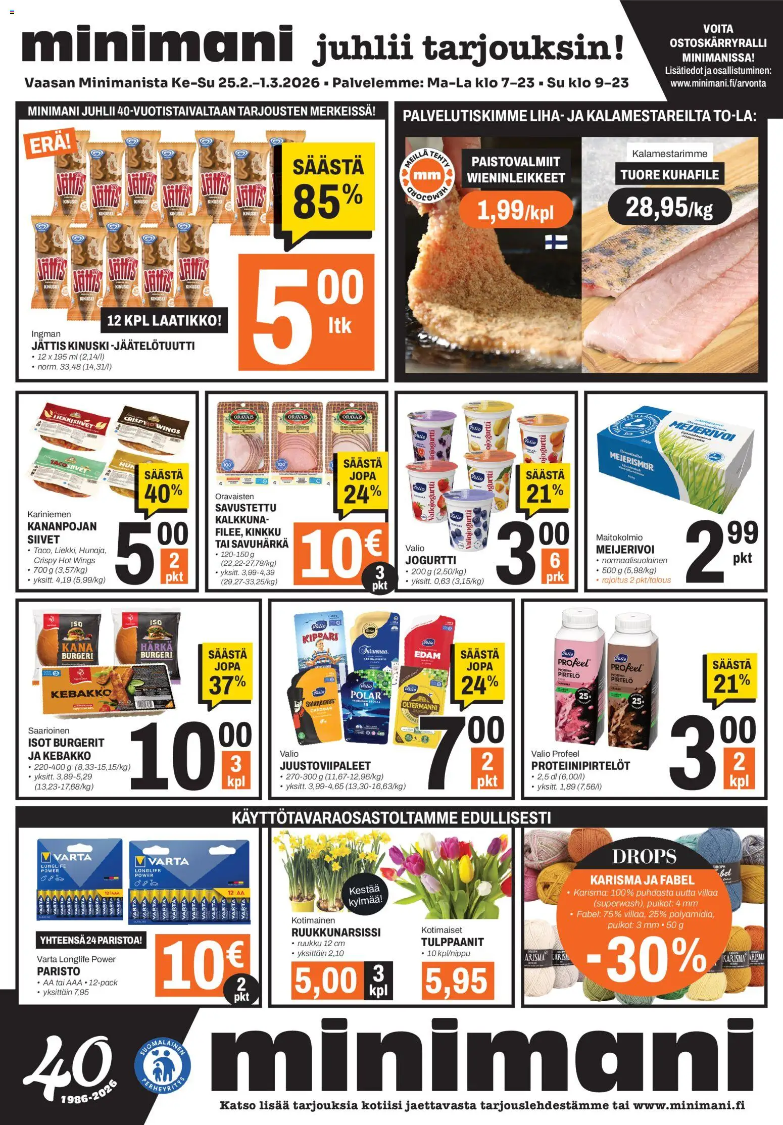 Kaupan Minimani Tarjoukset - Vaasa esikatselu, voimassa 25/02/2026