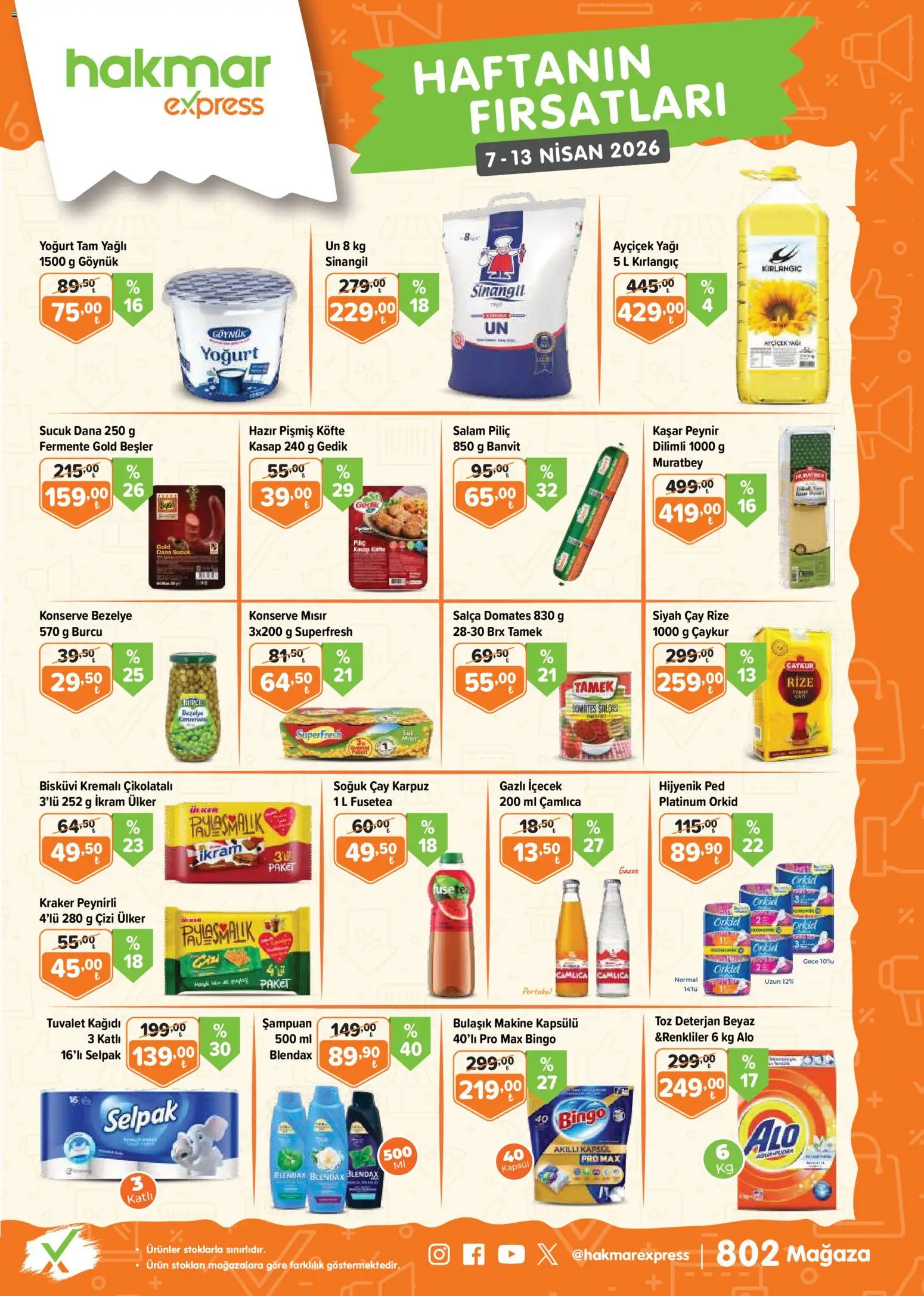 Hakmar Express Hakmar Express Katalog 07.04.2026 - Broşürünün önizlemesi