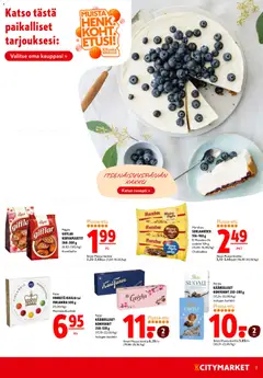 Kaupan K-Citymarket Tarjoukset esikatselu, voimassa 04/12/2025 | Sivu: 7