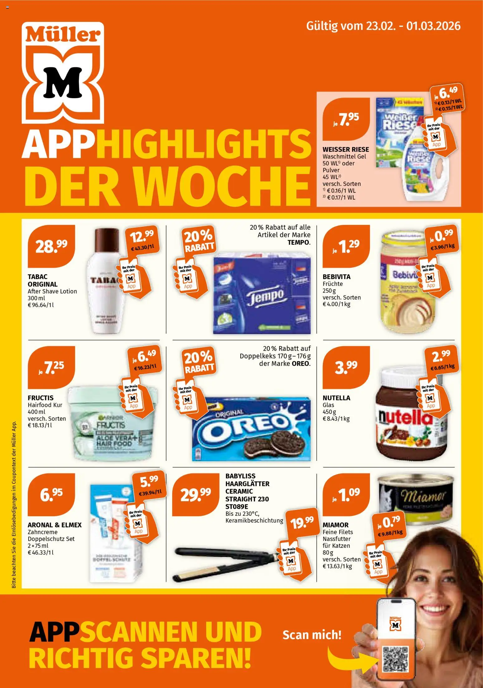 Vorschau der Angebote: Müller Flugblatt gültig ab 23.02.2026