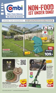 Vorschau von dem Prospekt des Geschäftes Combi, gültig ab dem 30.03.2026