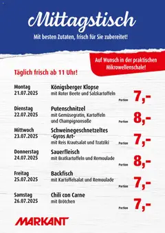 Vorschau von dem Prospekt des Geschäftes Markant, gültig ab dem 21.07.2025