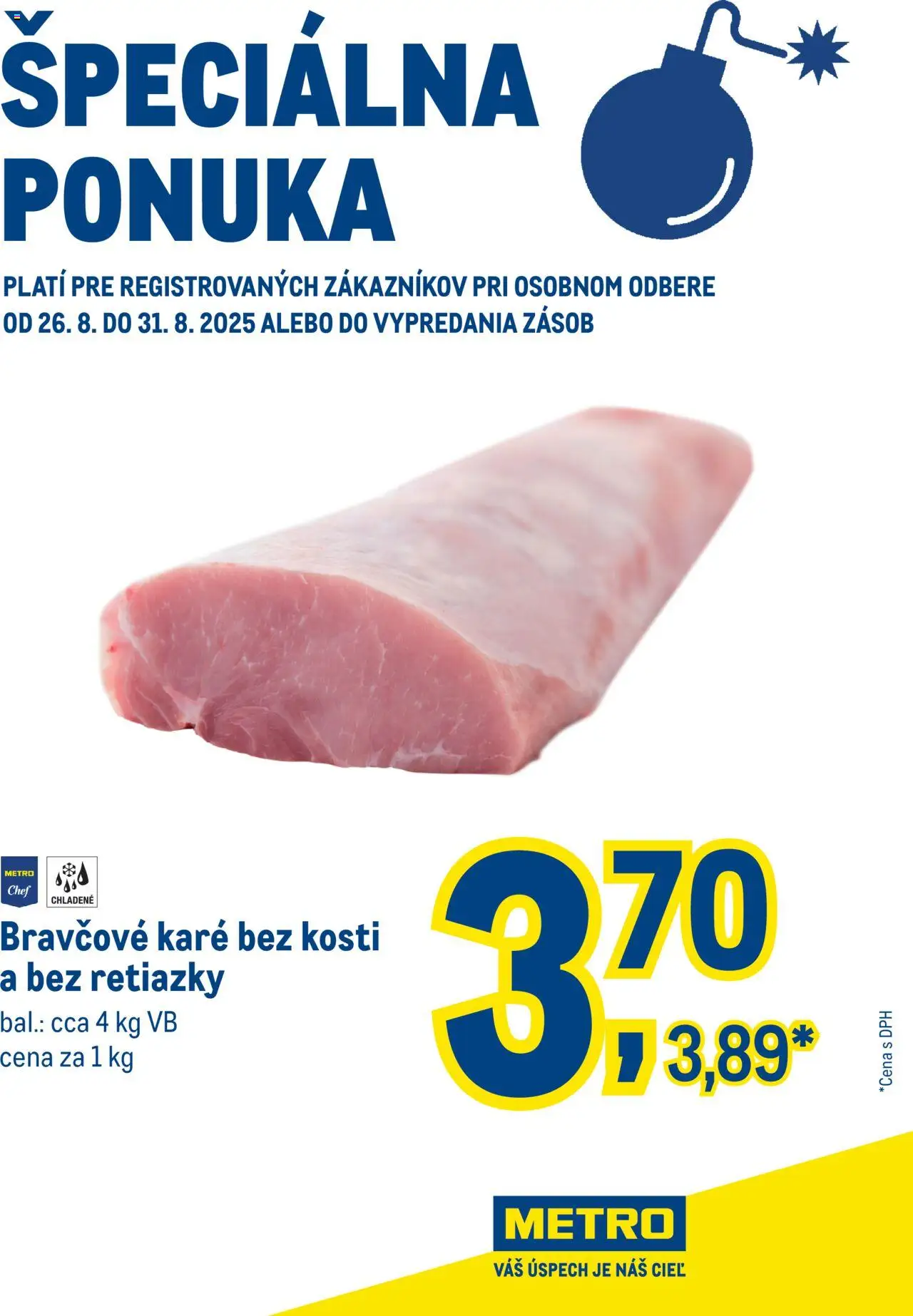 Metro Špeciálna ponuka (20.08. - 31.08.2025) - Akčná ponuka