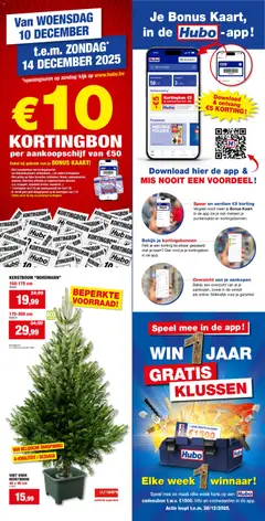 Voorbeeld van Folder van winkel Hubo geldig vanaf 10/12/2025