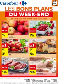 Prévisualisation de Carrefour les bons plans du week-end du magasin Carrefour formulaire valide 03/04/2026