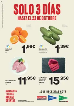 Vista previa del folleto de la tienda Supercor válido desde el 21/10/2025 