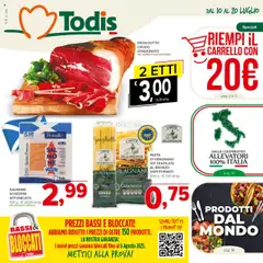 Anteprima dell'opuscolo Volantino Campania - Calabria dal negozio Todis valido da 10/07/2025