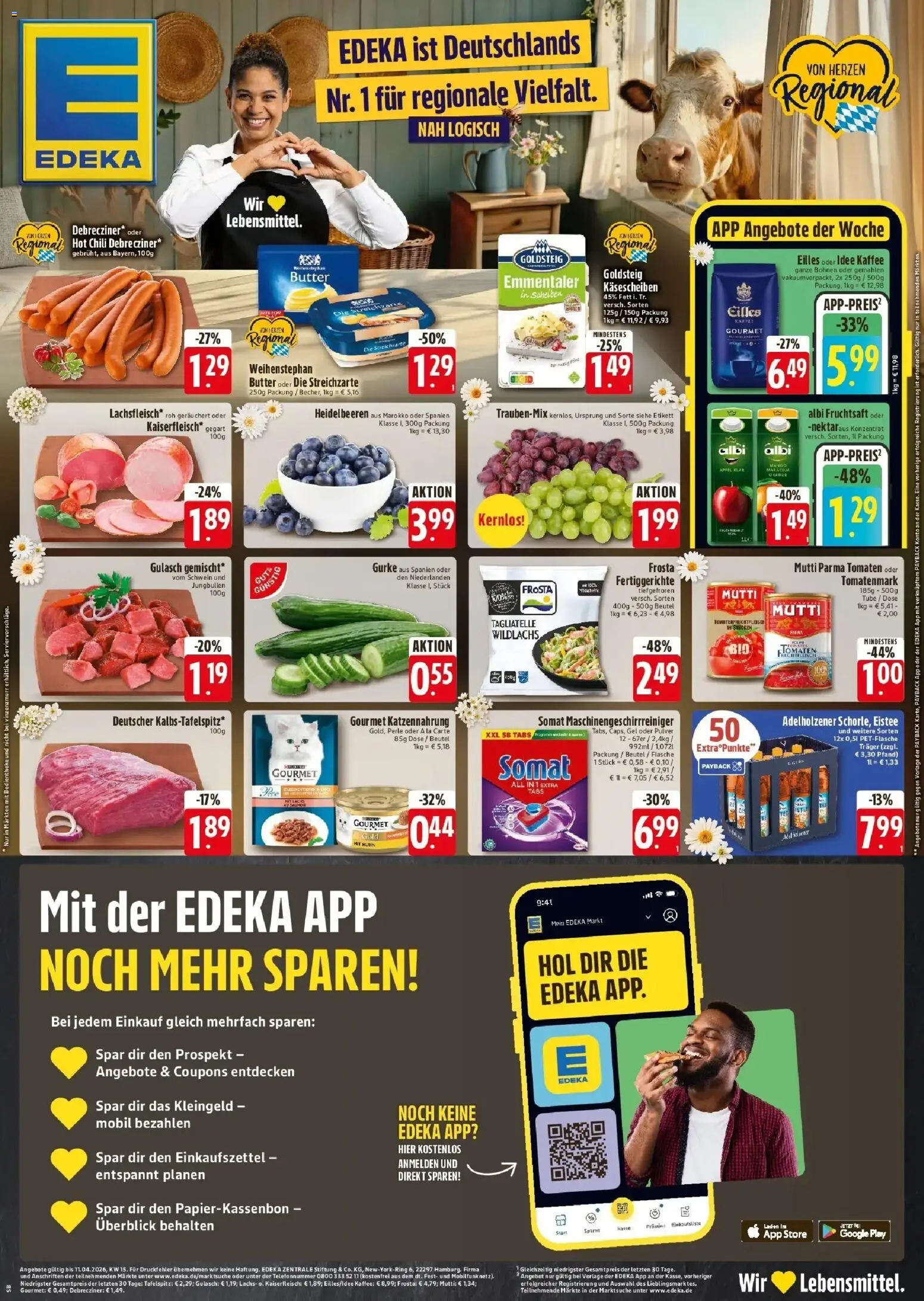 Vorschau von dem Prospekt des Geschäftes Edeka, gültig ab dem 08.04.2026