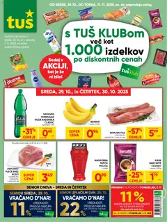 Predogled kataloga iz trgovine Tuš veljaven od 29.10.2025