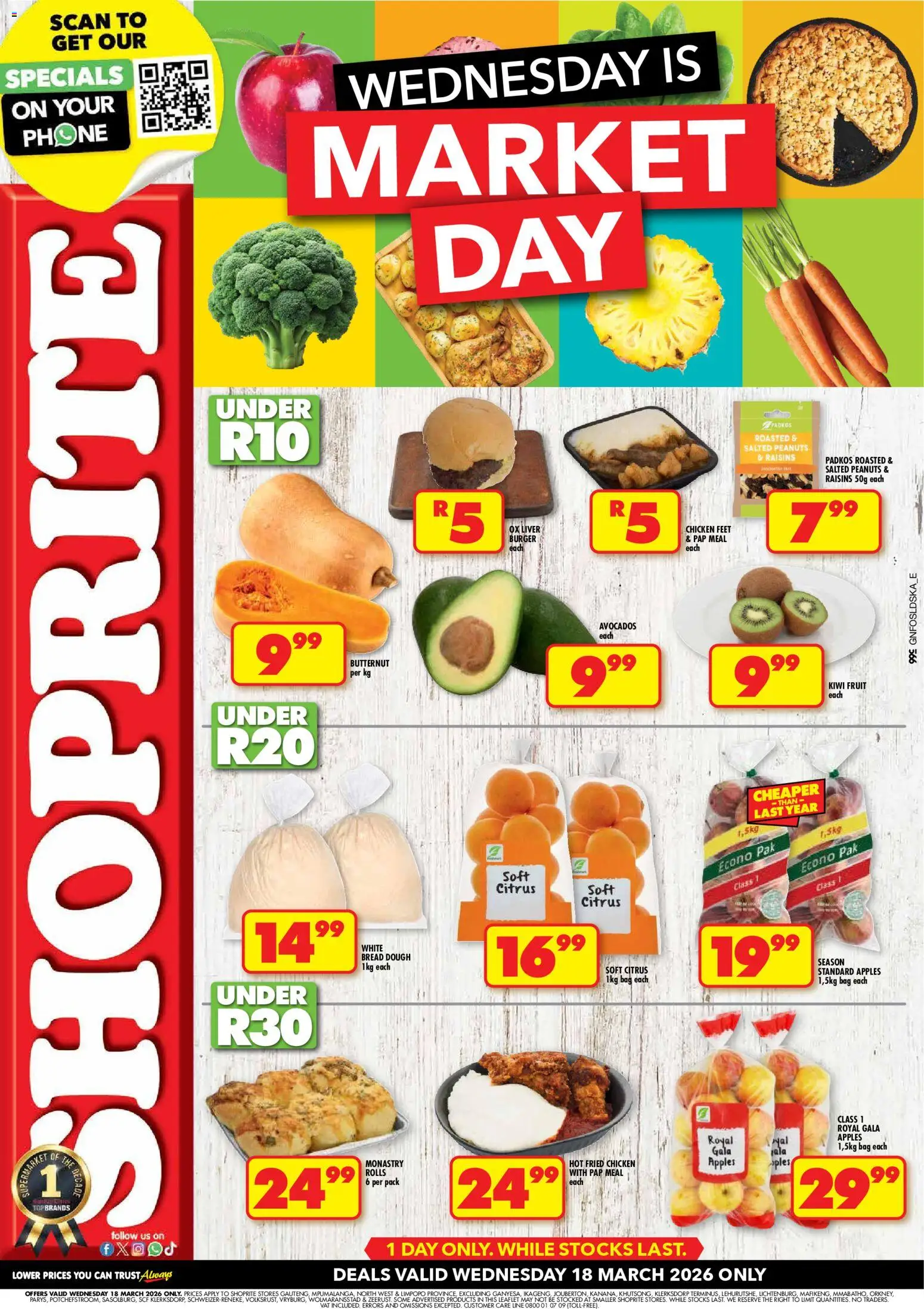 Preview of Shoprite flyer valid from 18/03/2026