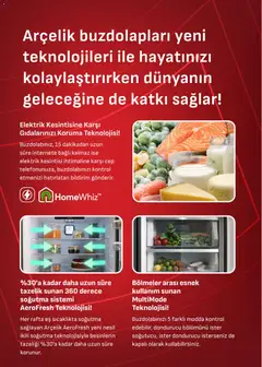 Arçelik Katalog 01.12.2025 - Broşürünün önizlemesi | Strana: 7