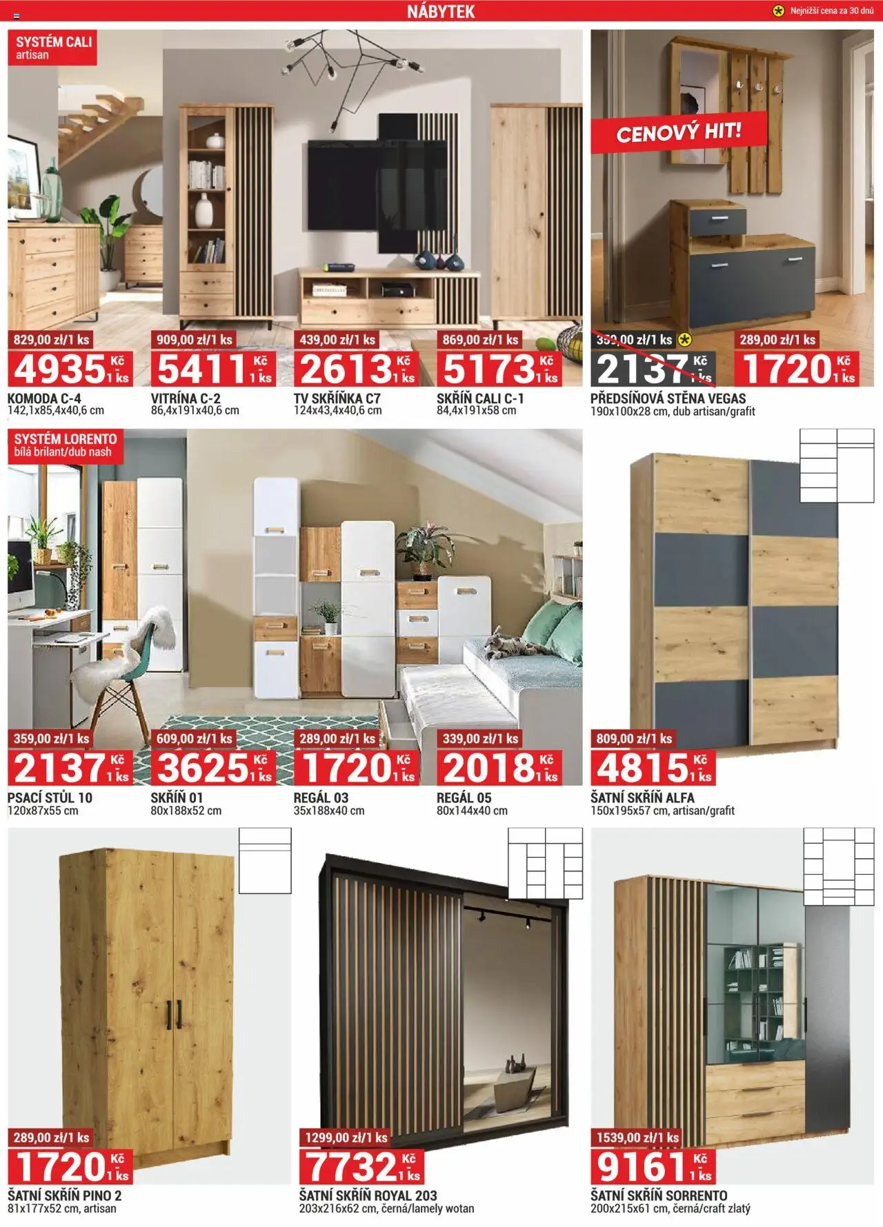  Merkury Market Leták (01.06.2025 - 30.06.2025) - strana 13 - Nábytek, Tv, Šatní skříň, Skříň, Psací stůl, Vitrína, Skříňka, Tv skříňka