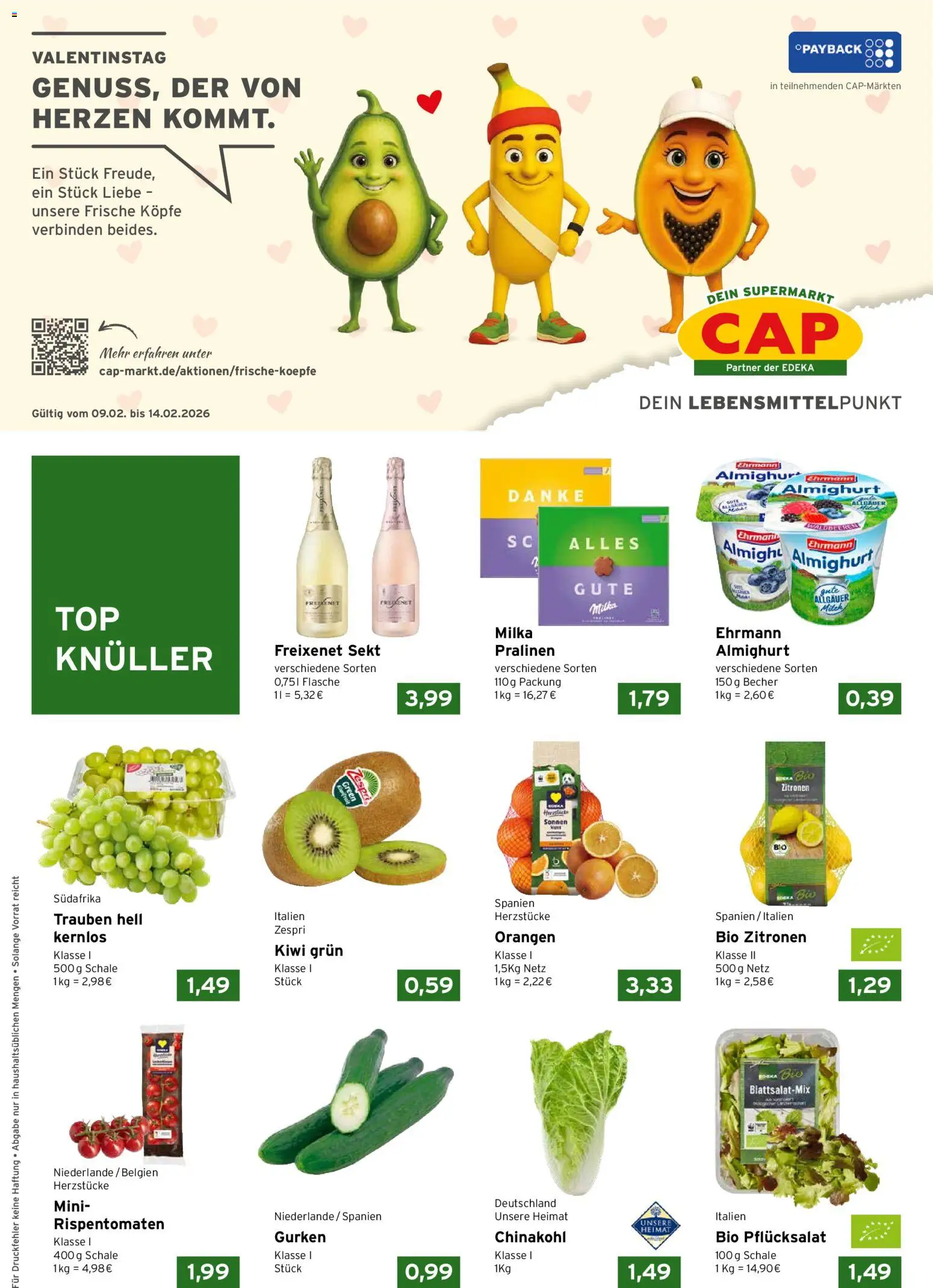Vorschau von dem Prospekt des Geschäftes CAP Markt, gültig ab dem 09.02.2026