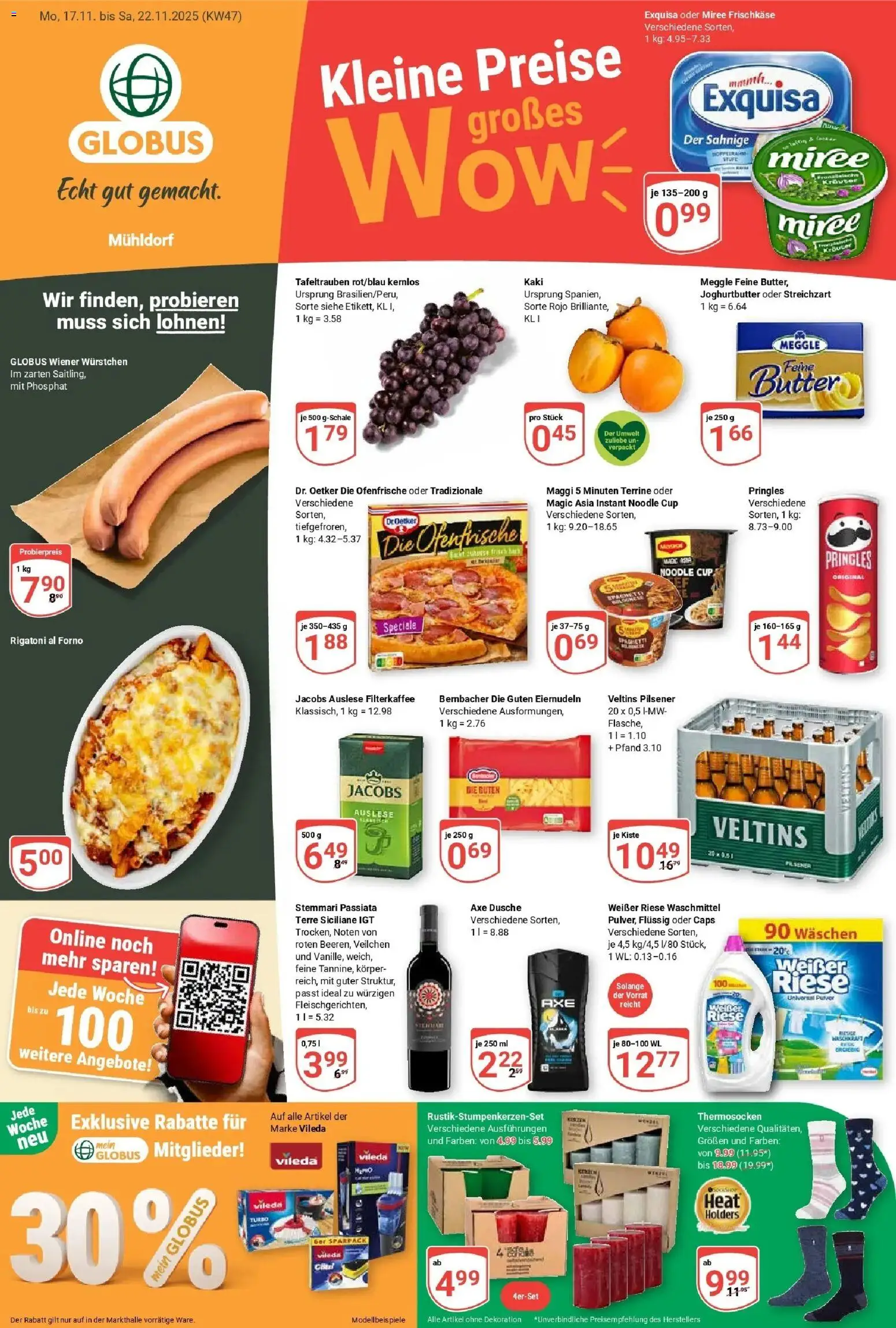 Vorschau von dem Prospekt des Geschäftes Globus, gültig ab dem 17.11.2025