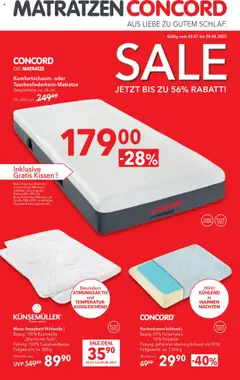 Vorschau von dem Prospekt des Geschäftes Matratzen Concord, gültig ab dem 30.07.2025