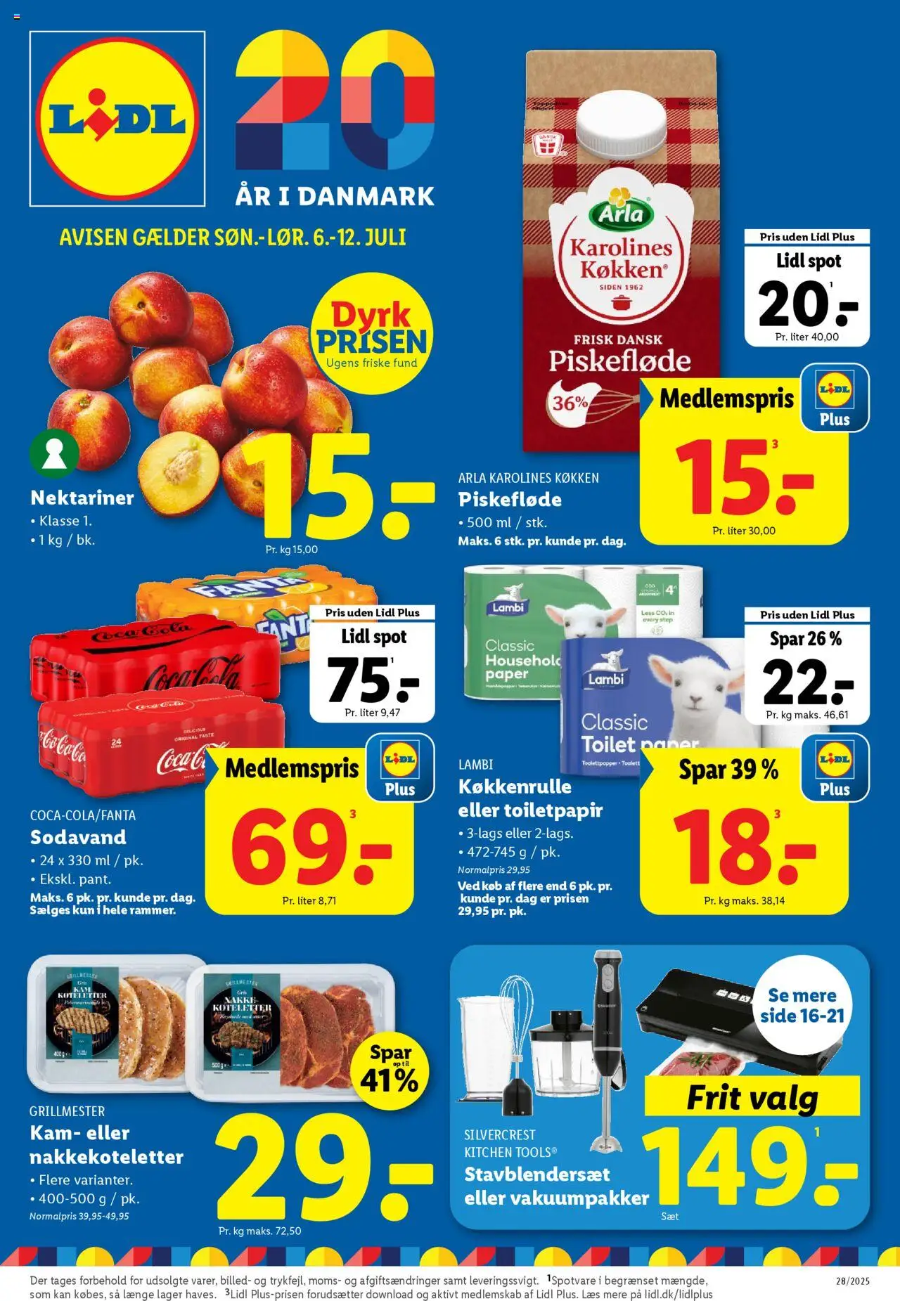 Lidl tilbudsavis gyldig fra 06/07/2025 - side 1