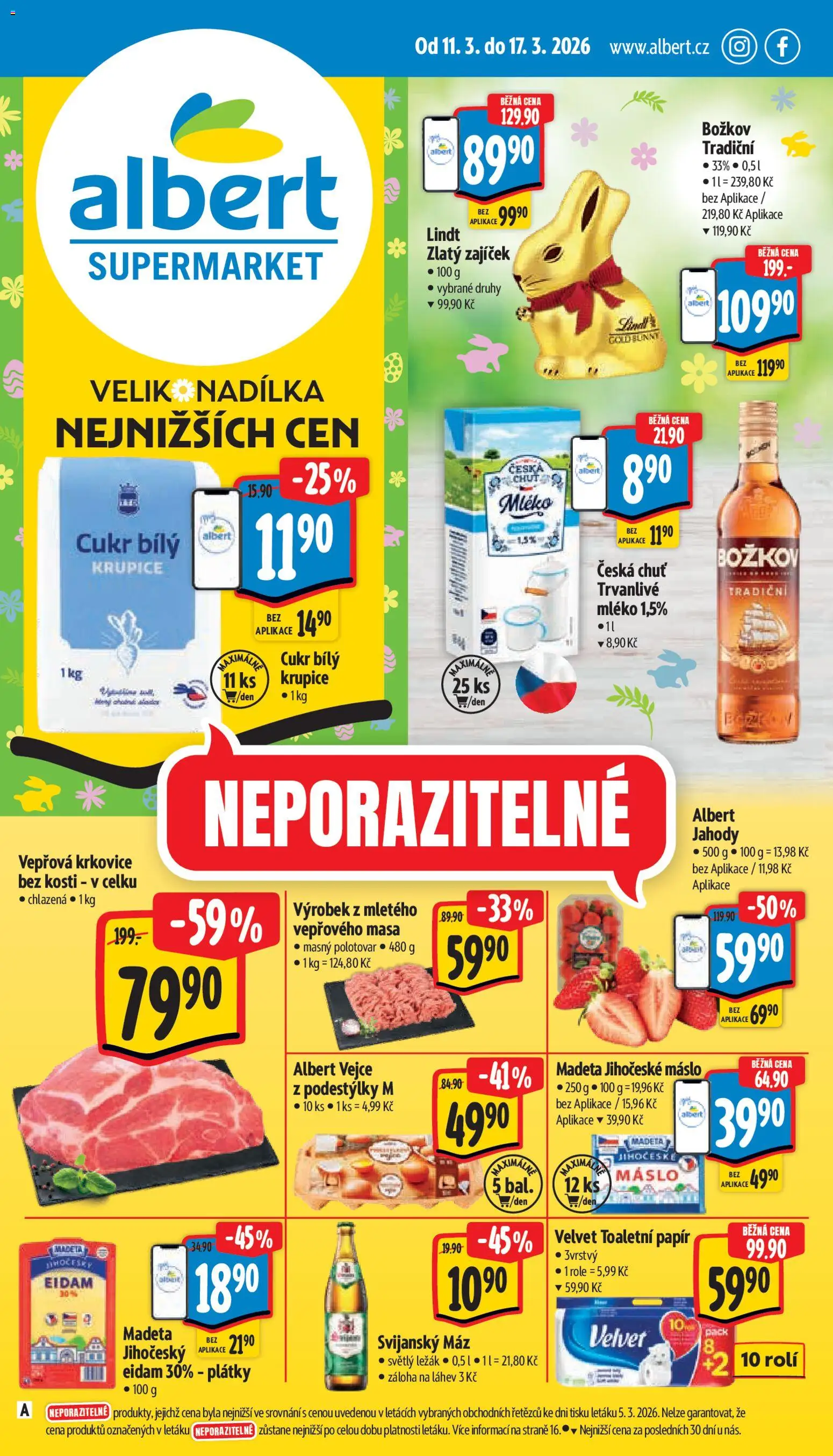 Náhled nabídky: Albert Albert leták - Supermarket platný od 11.03.2026