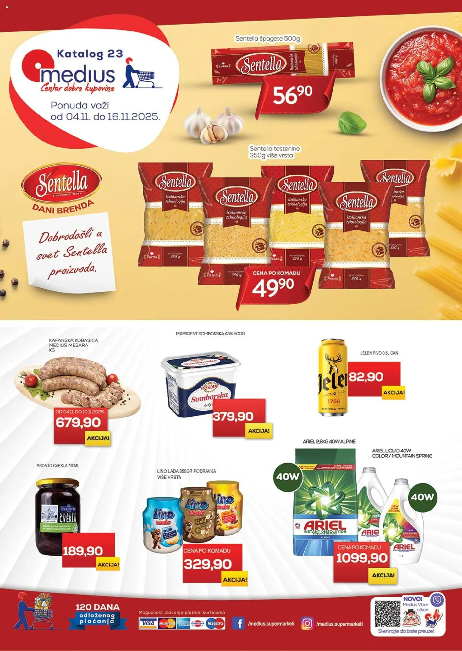 Pregled Medius kataloga - važi od 04.11.2025