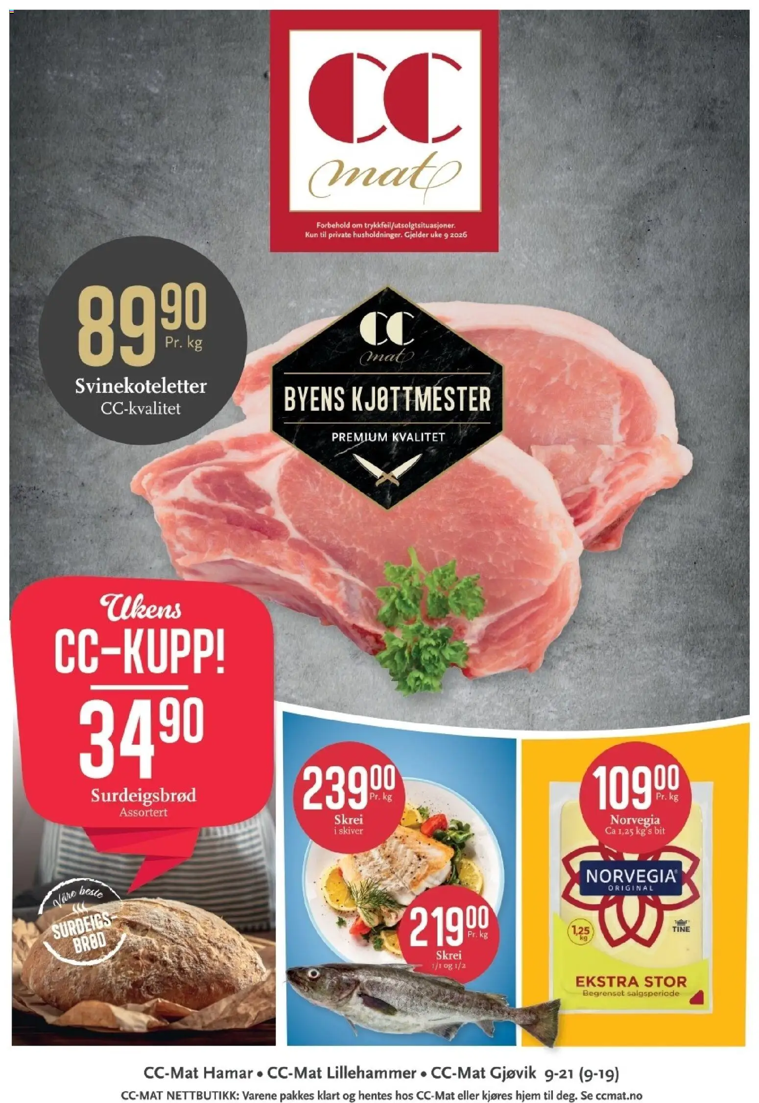 Forhåndsvis Kundeavis fra butikk CC Mat gyldig fra 23/02/2026