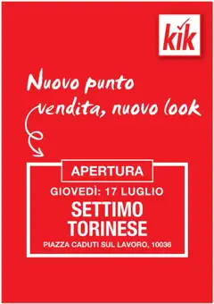 Anteprima dell'opuscolo KiK volantino fino al 16.07.2025 dal negozio KiK valido da 13/07/2025