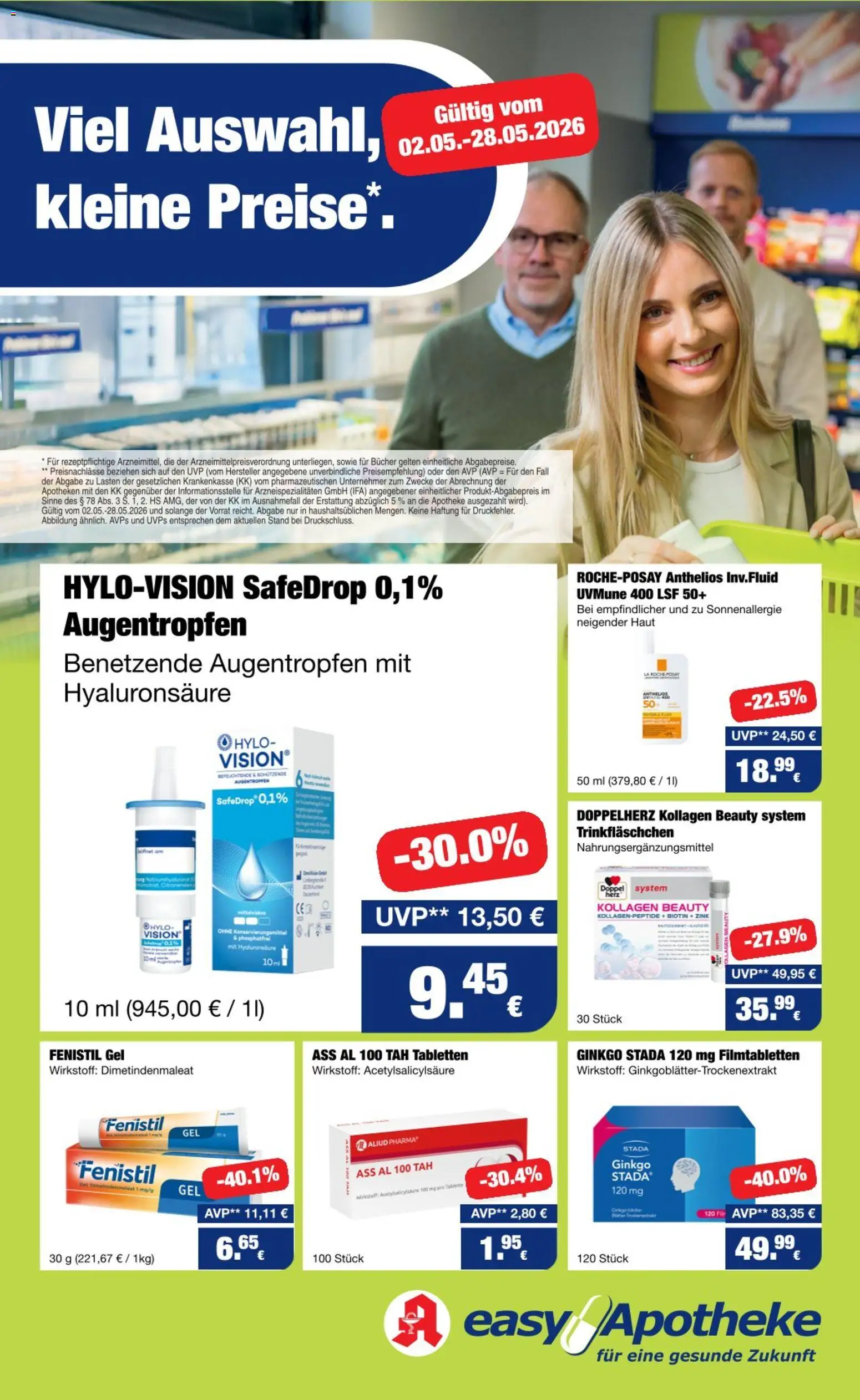 Vorschau von dem Prospekt des Geschäftes Easy Apotheke, gültig ab dem 02.05.2026