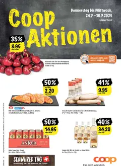 Vorschau des Merkblatts Aktionen vom Shop Coop gültig von 24.07.2025 bis 30.07.2025