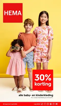 Voorbeeld van Hema folder van winkel Hema geldig vanaf 30-03-2026