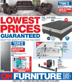 Preview of OK Furniture flyer valid from 21/07/2025