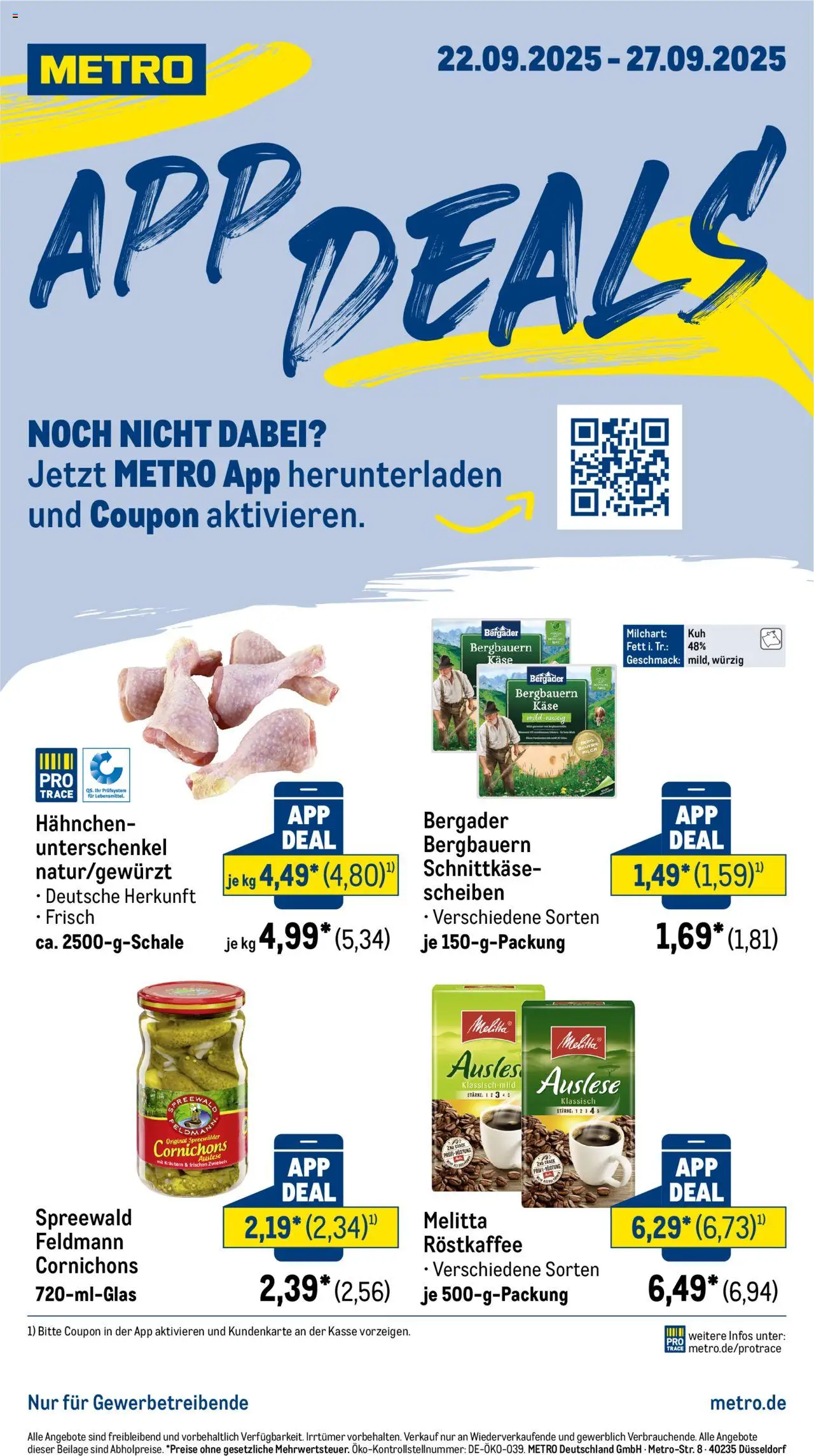 Metro Prospekt ab 22.09.2025 - App Deals